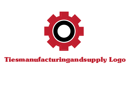 Letter o inside the gear logo