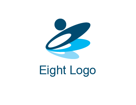 three circles with abstract person symbol