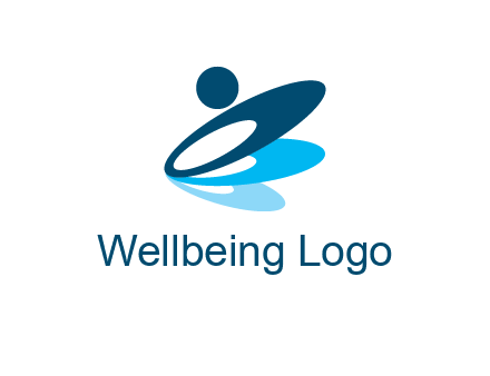 three circles with abstract person symbol