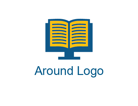 book over the monitor icon