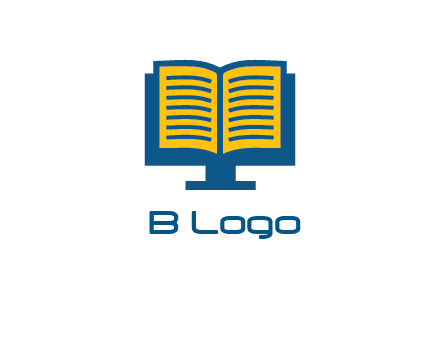 book over the monitor icon