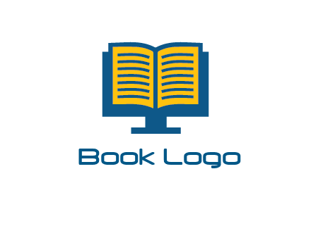 book over the monitor icon