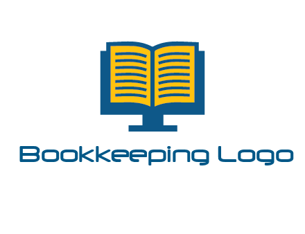 book over the monitor icon