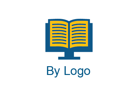 book over the monitor icon