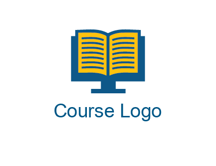 book over the monitor icon