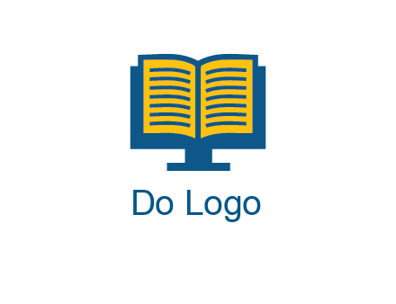 book over the monitor icon