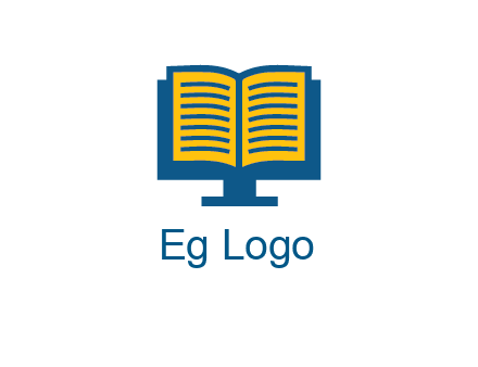 book over the monitor icon