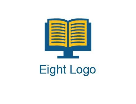 book over the monitor icon