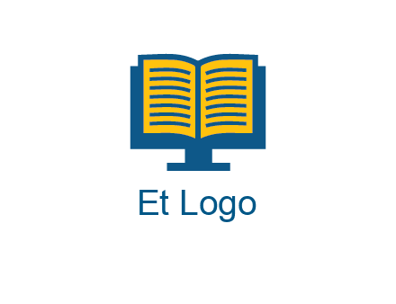 book over the monitor icon