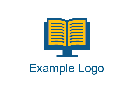 book over the monitor icon