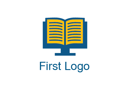 book over the monitor icon