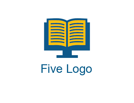 book over the monitor icon