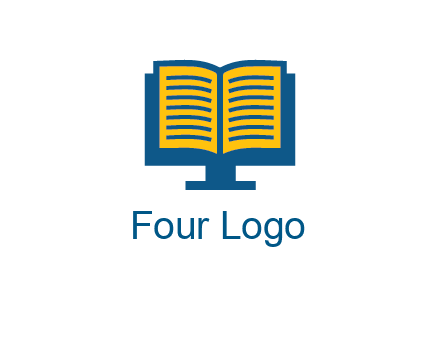 book over the monitor icon