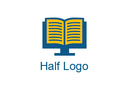 book over the monitor icon