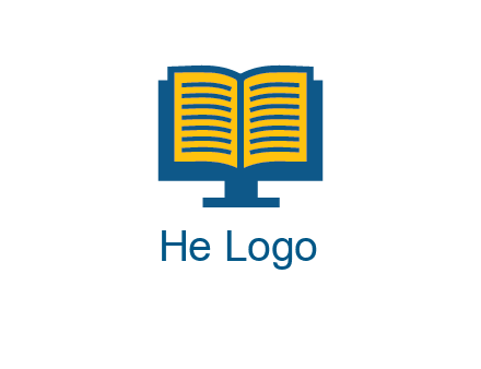 book over the monitor icon