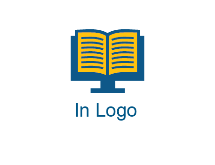 book over the monitor icon