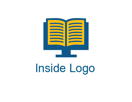 book over the monitor icon