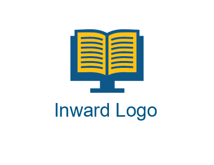 book over the monitor icon
