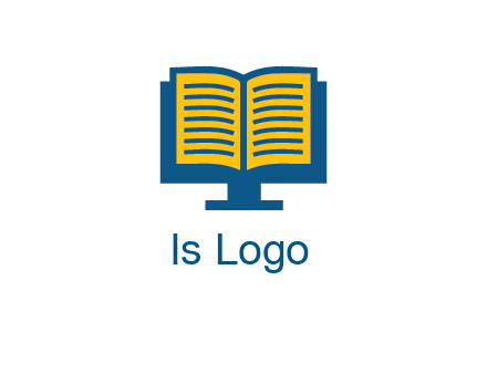 book over the monitor icon