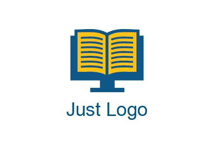 book over the monitor icon