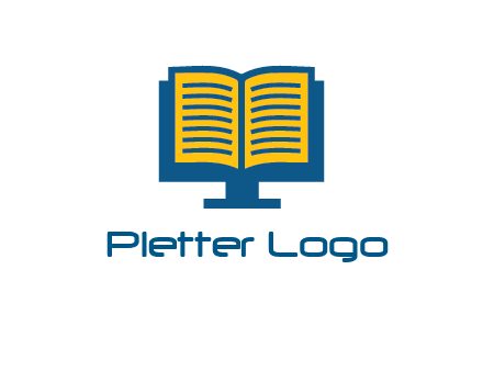 book over the monitor icon