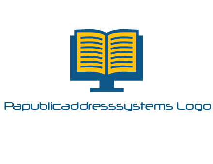 book over the monitor icon