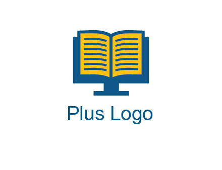 book over the monitor icon
