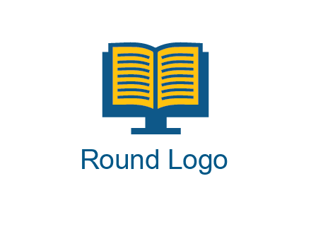 book over the monitor icon