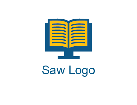 book over the monitor icon