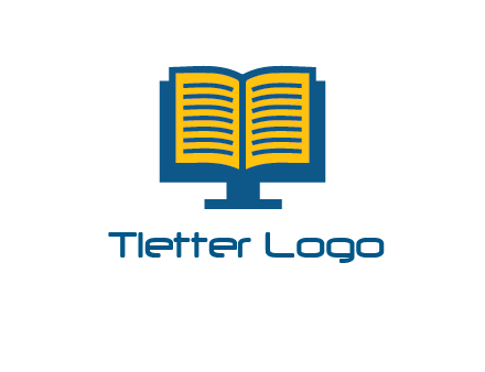 book over the monitor icon