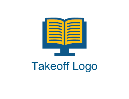 book over the monitor icon