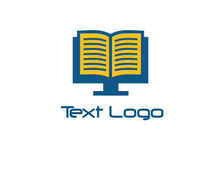 book over the monitor icon