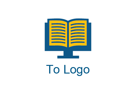 book over the monitor icon