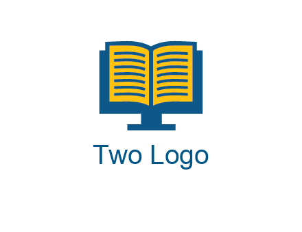 book over the monitor icon