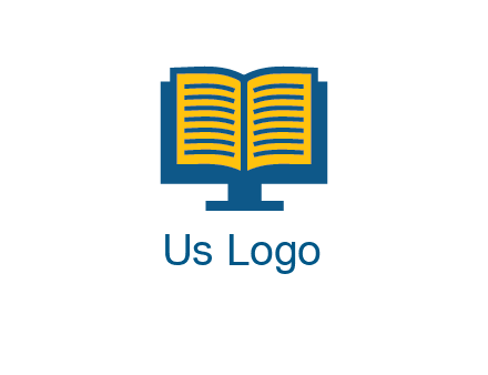 book over the monitor icon