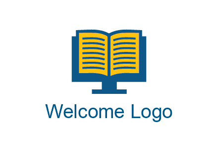 book over the monitor icon