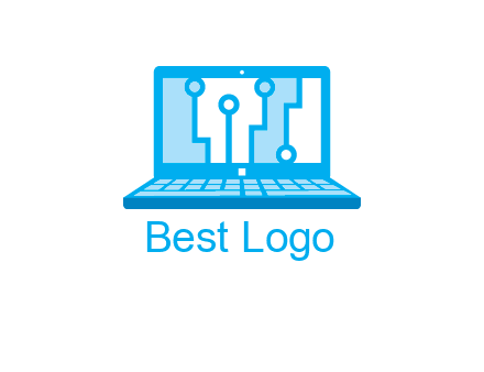 technology cables inside the laptop icon