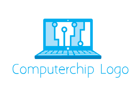 technology cables inside the laptop icon