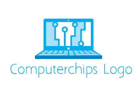 technology cables inside the laptop icon
