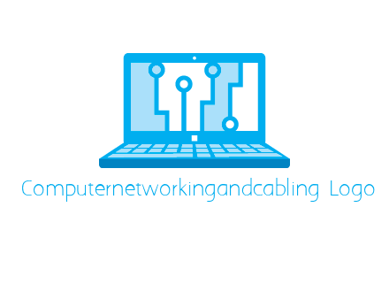technology cables inside the laptop icon