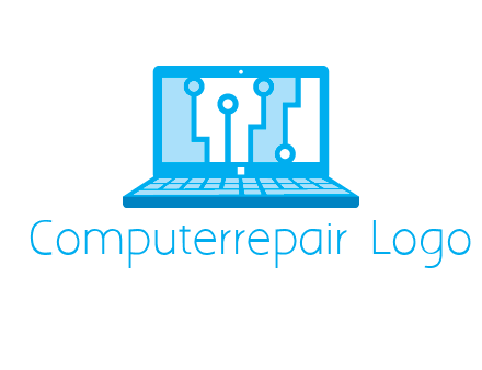 technology cables inside the laptop icon