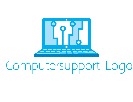technology cables inside the laptop icon