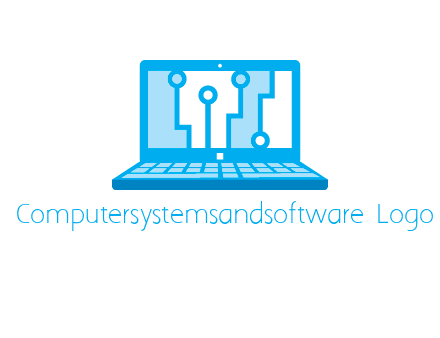 technology cables inside the laptop icon