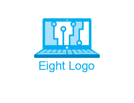 technology cables inside the laptop icon
