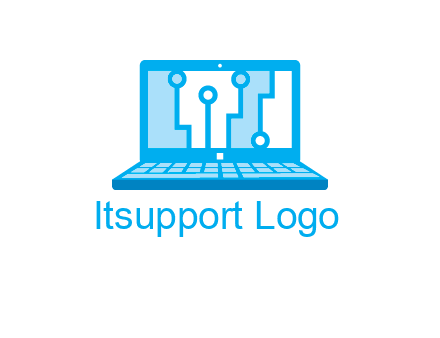 technology cables inside the laptop icon