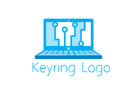 technology cables inside the laptop icon