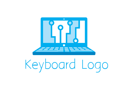 technology cables inside the laptop icon