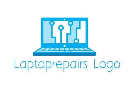 technology cables inside the laptop icon