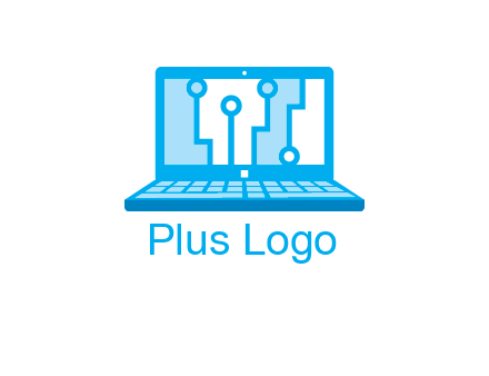 technology cables inside the laptop icon