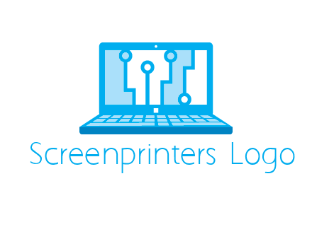 technology cables inside the laptop icon